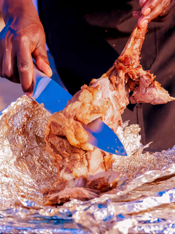 Grilled meat dining experience at Penety Amboseli restaurant