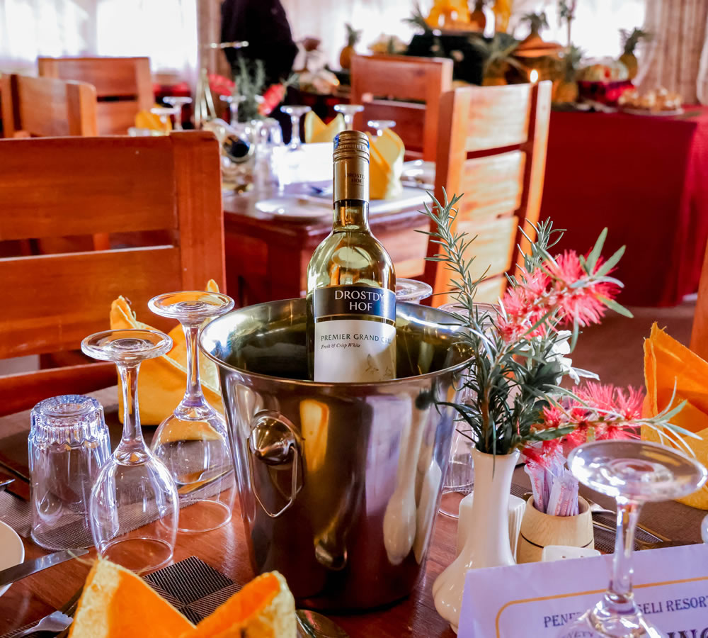 Restaurant dining experience at Penety Amboseli Resort